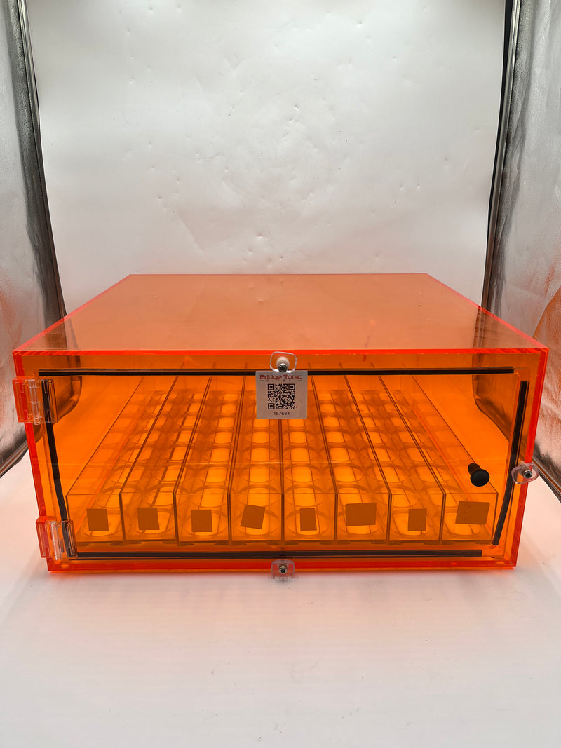 Amber Acrylic Desiccator