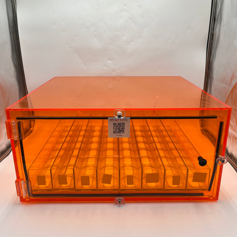 Amber Acrylic Desiccator