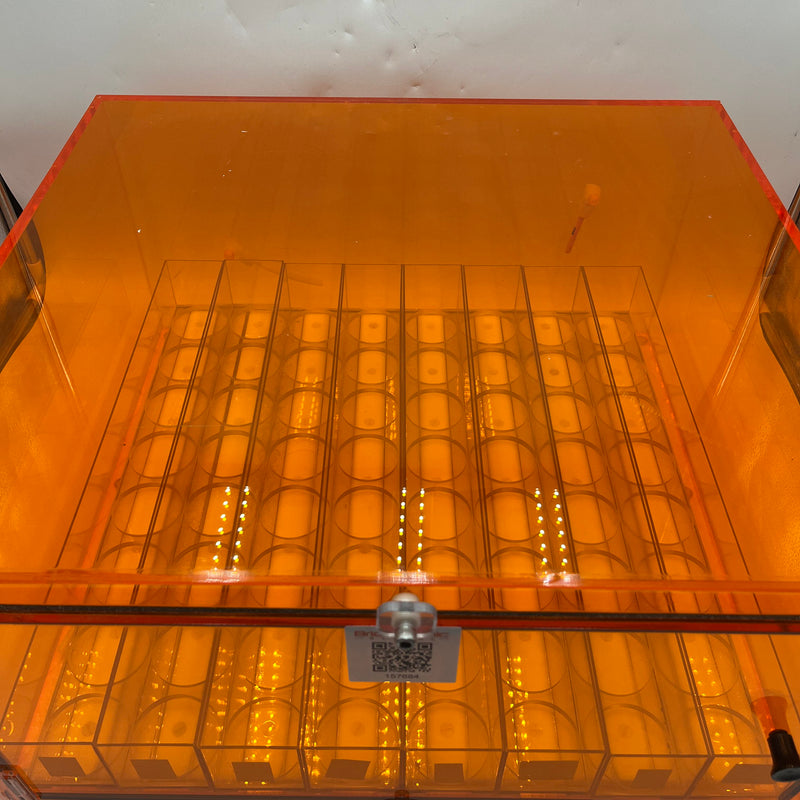 Amber Acrylic Desiccator