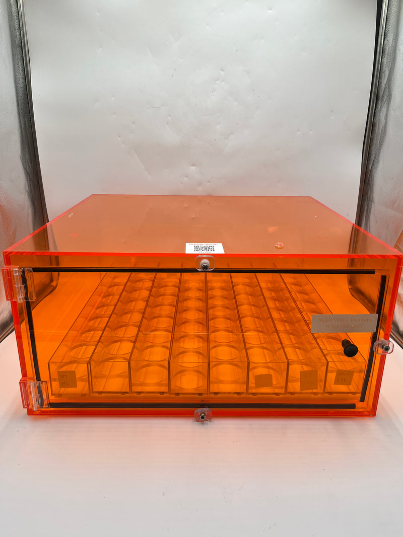 Amber Acrylic Desiccator