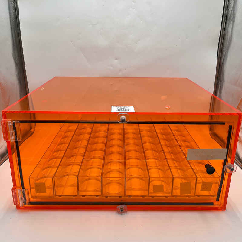 Amber Acrylic Desiccator