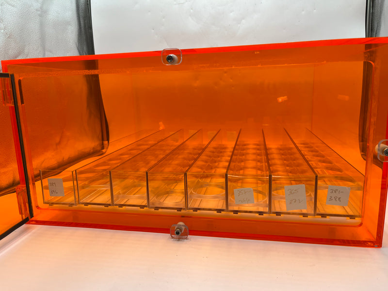 Amber Acrylic Desiccator
