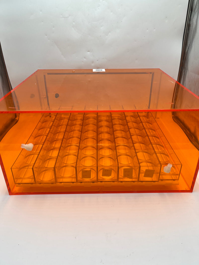 Amber Acrylic Desiccator