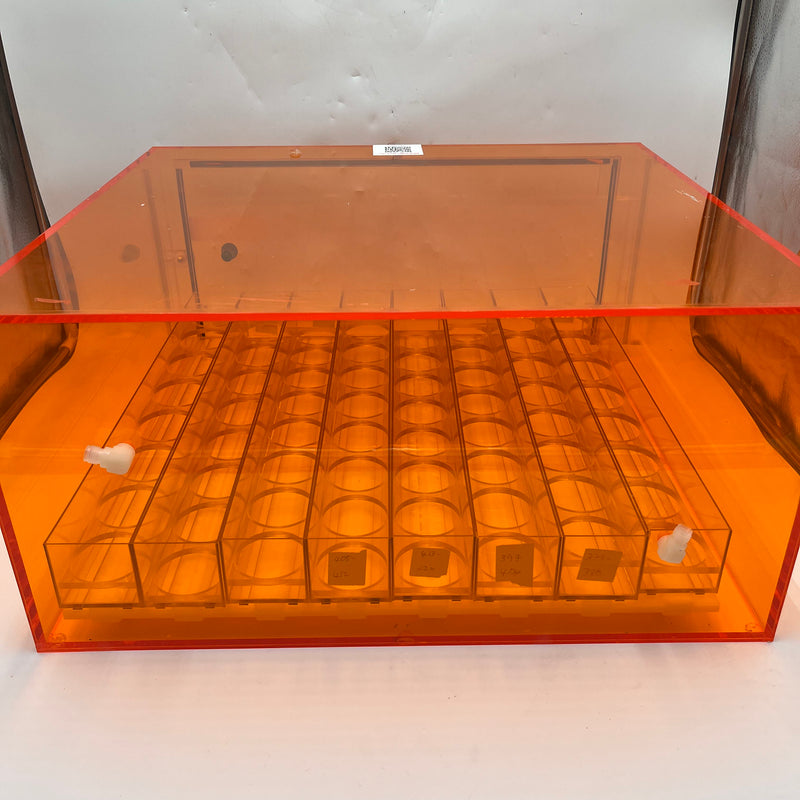 Amber Acrylic Desiccator