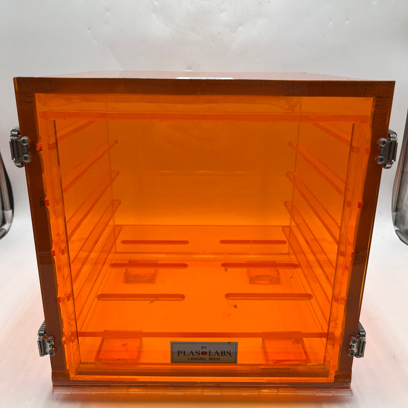 Plas Labs Amber Acrylic Desiccator