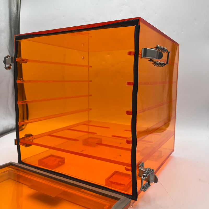 Plas Labs Amber Acrylic Desiccator