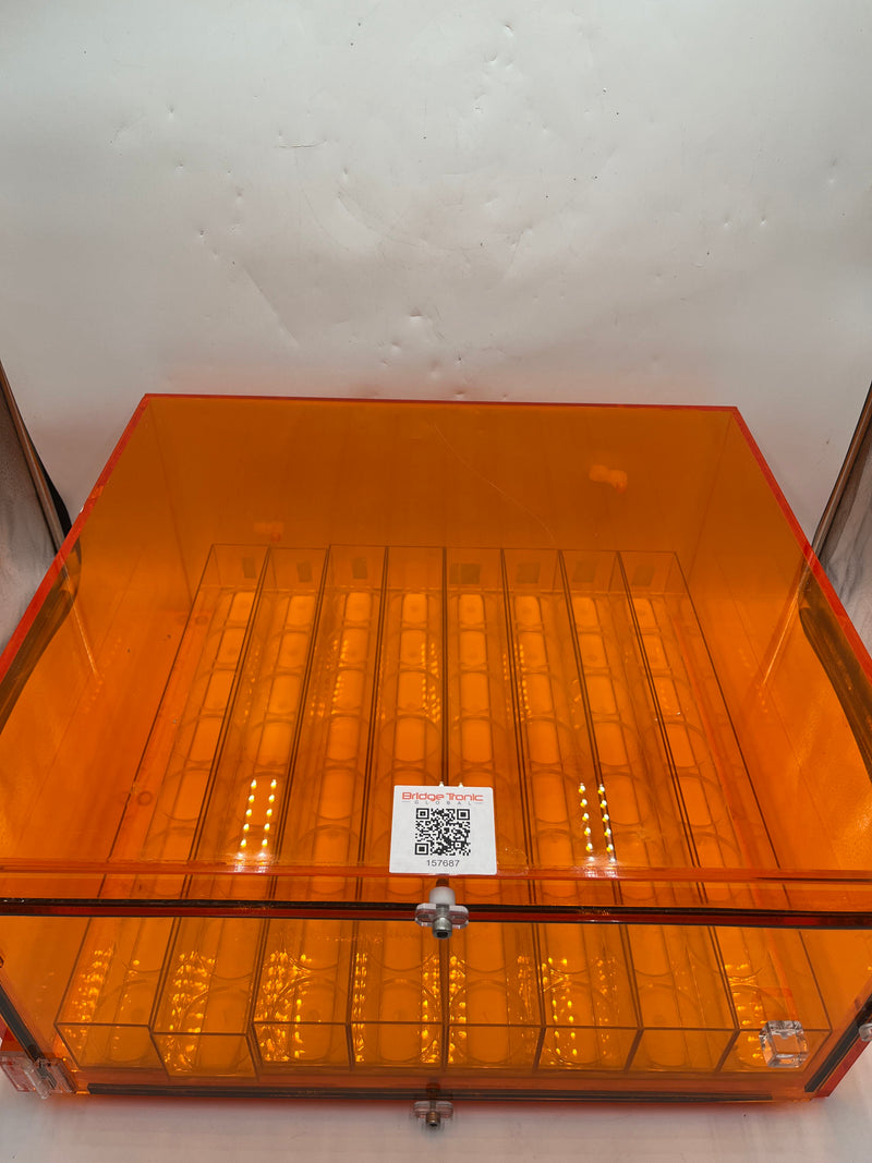 Amber Acrylic Storage Cabinet