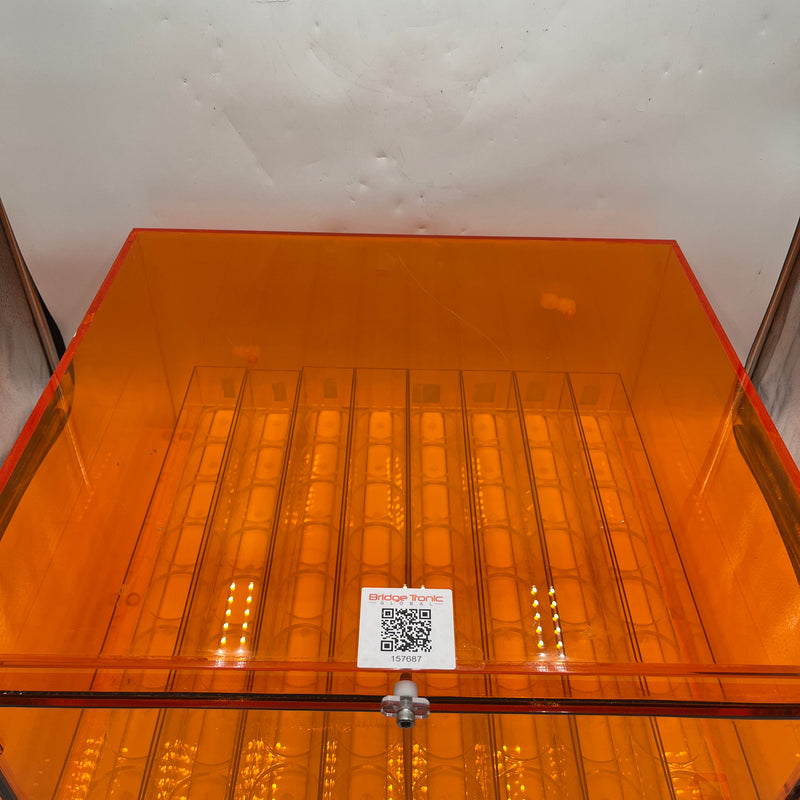 Amber Acrylic Storage Cabinet