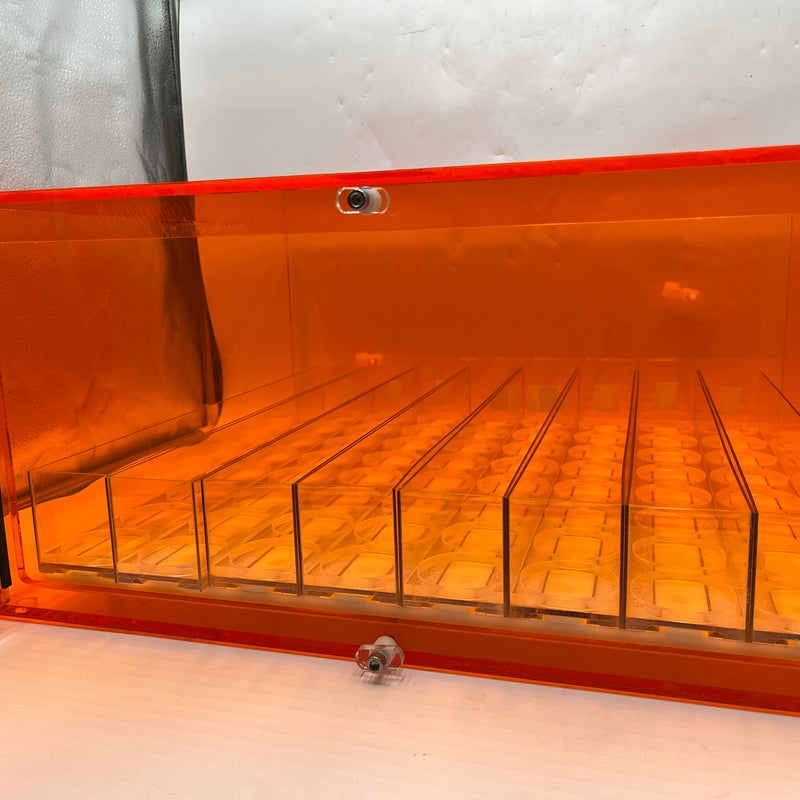 Amber Acrylic Storage Cabinet