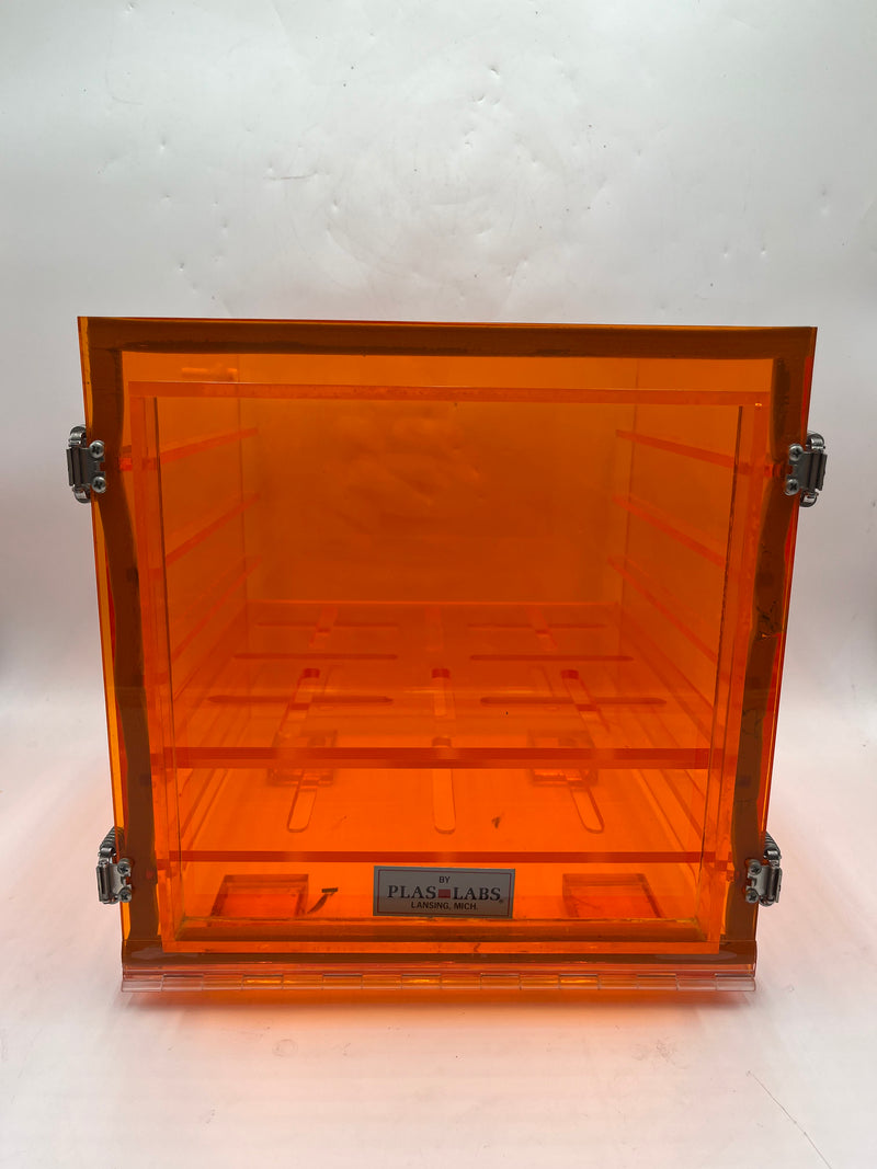 Plas Labs Amber Acrylic Desiccator