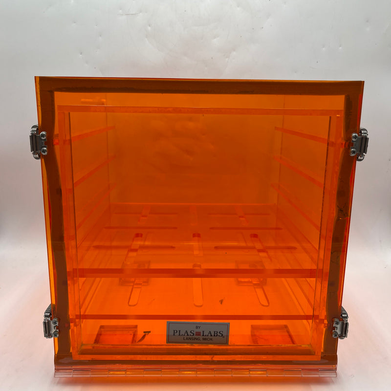 Plas Labs Amber Acrylic Desiccator