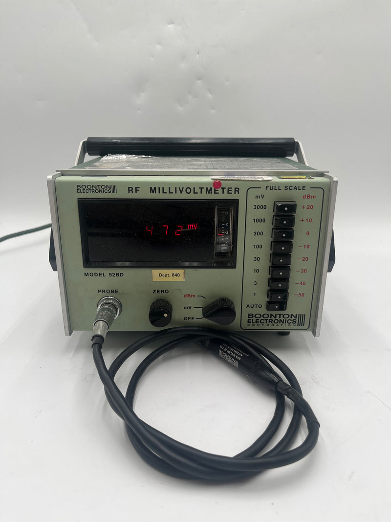 Boonton 92 BD RF Millovoltmeter