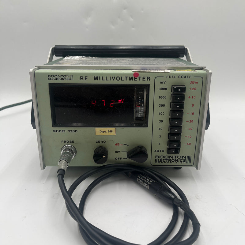 Boonton 92 BD RF Millovoltmeter