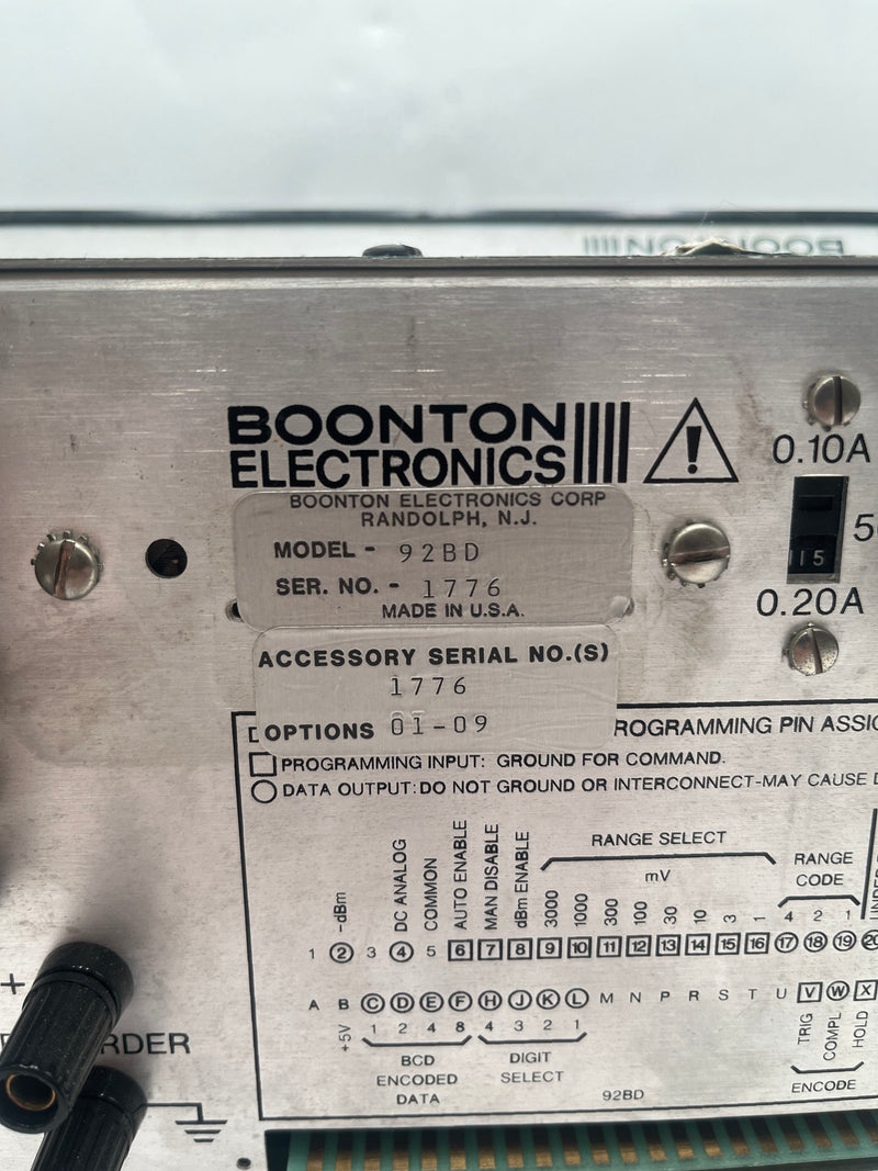 Boonton 92 BD RF Millovoltmeter