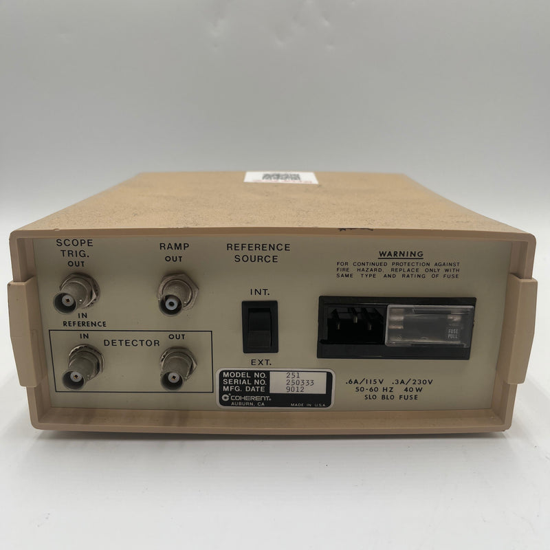 Coherent 251 Spectrum Analyzer Controller