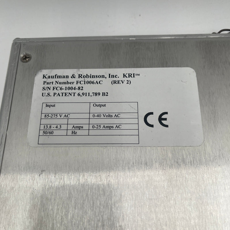 KRI Kaufman & Robinson Ion Source System