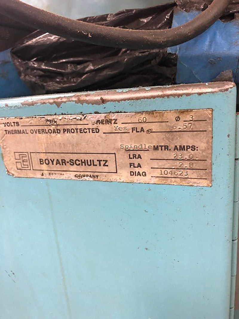 Boyar Schultz 2 A 618 Surface Grinder