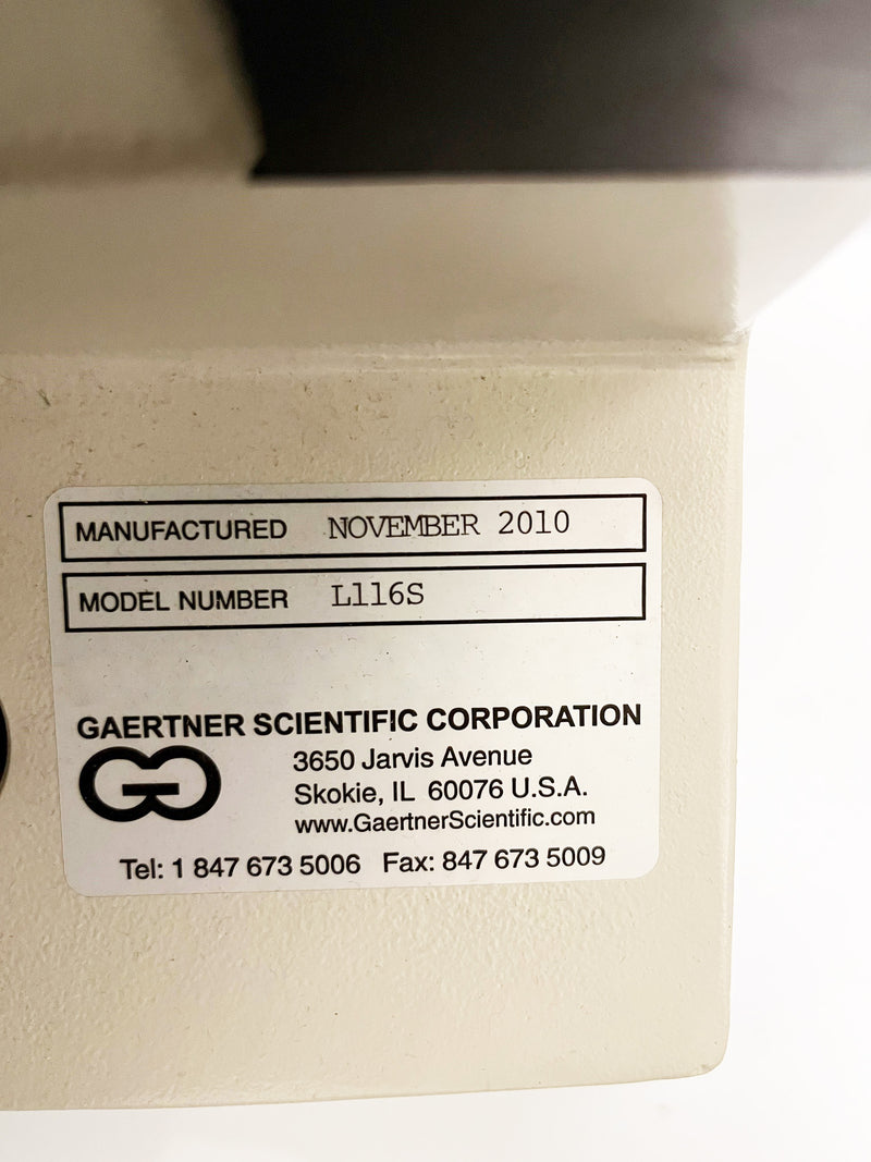 KLA L 116 S Ellipsometer