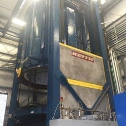 Keith KECR 120 D 96 1200 Car Bottom Loading Carbonization Furnace with Thermal Oxidizer System