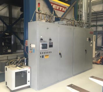 Keith KECR 120 D 96 1200 Car Bottom Loading Carbonization Furnace with Thermal Oxidizer System