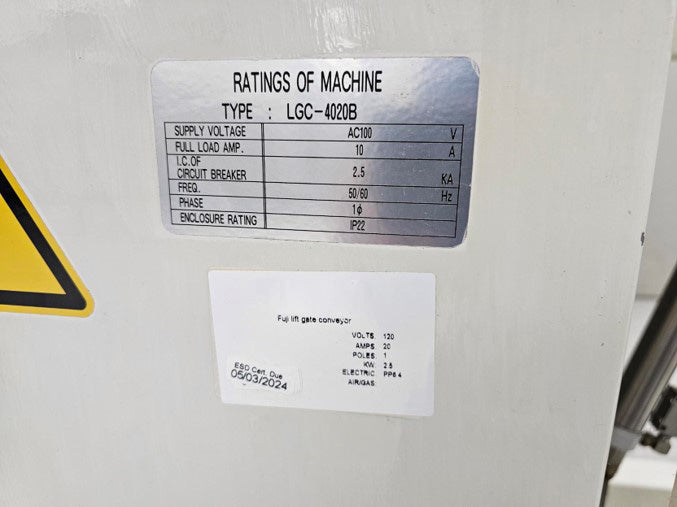 Fuji LGC 4020 B Gate Conveyor