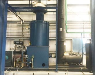 Keith KECR 120 D 96 1200 Car Bottom Loading Carbonization Furnace with Thermal Oxidizer System