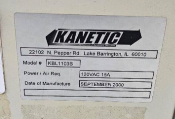 Kanetic KBL 1103 B Conveyor
