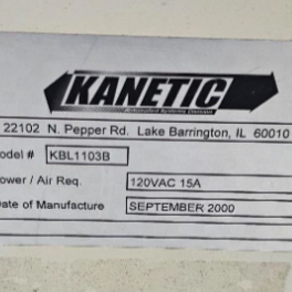 Kanetic KBL 1103 B Conveyor