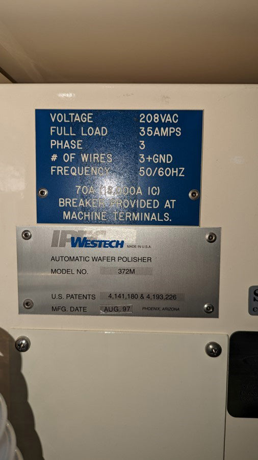 Speedfam 372 M CMP (Chemical Mechanical Polisher)