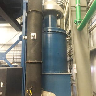 Keith KECR 120 D 96 1200 Car Bottom Loading Carbonization Furnace with Thermal Oxidizer System