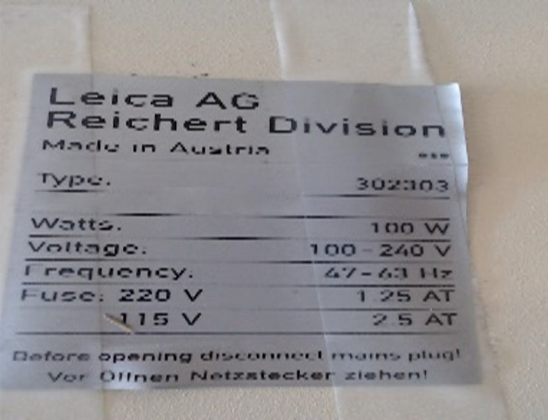 KLA / Leica 302303 Microscope
