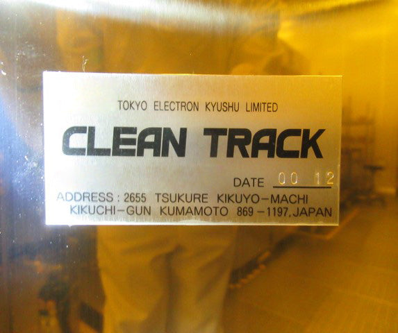 Tel Clean Track Act.pdf Tel Clean Track Act 8 Coater / Developer – Bridge Tronic Global
