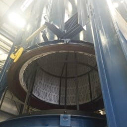 Keith KECR 120 D 96 1200 Car Bottom Loading Carbonization Furnace with Thermal Oxidizer System