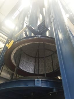 Keith KECR 120 D 96 1200 Car Bottom Loading Carbonization Furnace with Thermal Oxidizer System