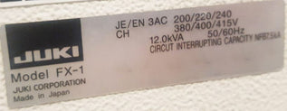 Juki FX 1 R Chip Shooter