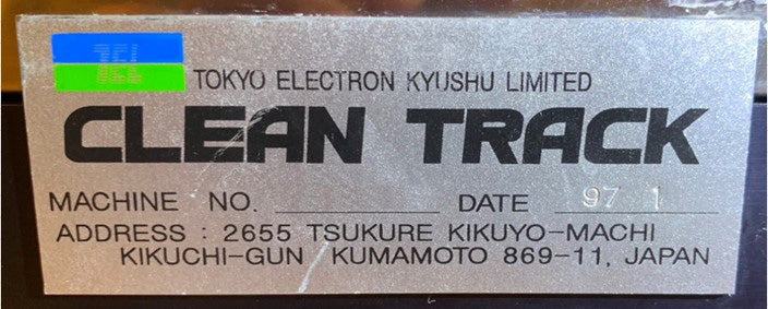 Tel Mark 8 Coater / Developer