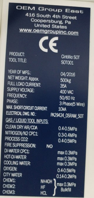 OEM Group Cintillio SOT