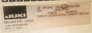 Juki KE 2060 L Pick and Place