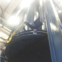 Keith KECR 120 D 96 1200 Car Bottom Loading Carbonization Furnace with Thermal Oxidizer System