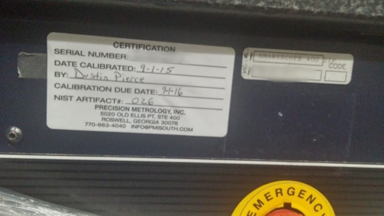 OGP (Optical Gaging Products) Smartscope 400 ZIP CMM (Coordinate Measuring Machine)