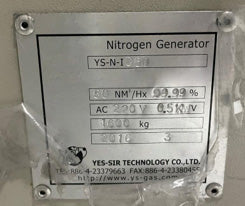 Yes Sir Technology YS-N-IC 60 Nitrogen Generator