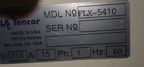 KLA FLX 5410 Stress Measurement