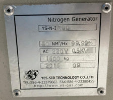 Yes Sir Technology YS-N-IC 60 Nitrogen Generator