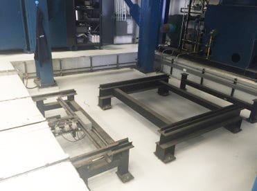 Keith KECR 120 D 96 1200 Car Bottom Loading Carbonization Furnace with Thermal Oxidizer System