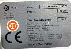 Esec 2100 FC Flip Chip Bonder
