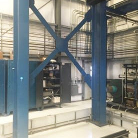 Keith KECR 120 D 96 1200 Car Bottom Loading Carbonization Furnace with Thermal Oxidizer System