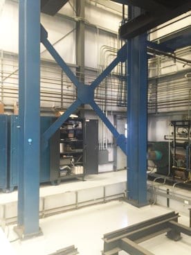 Keith KECR 120 D 96 1200 Car Bottom Loading Carbonization Furnace with Thermal Oxidizer System