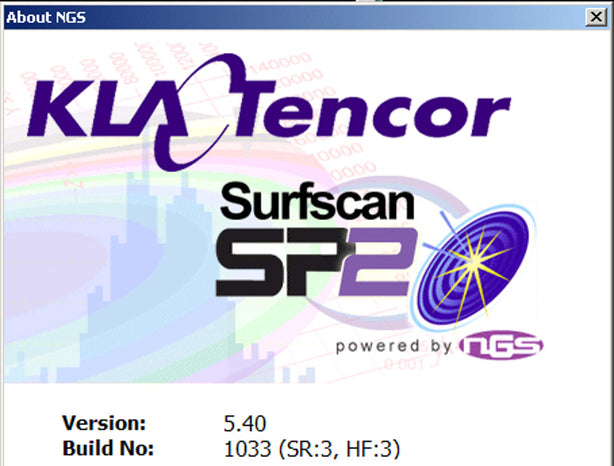 KLA Surfscan SP 2 Particle Defect System