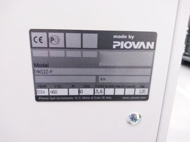 Piovan THW 112 F Thermolators