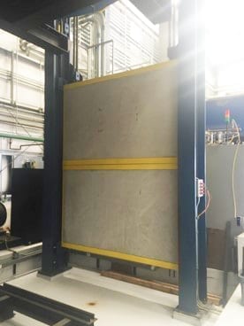 Keith KECR 120 D 96 1200 Car Bottom Loading Carbonization Furnace with Thermal Oxidizer System